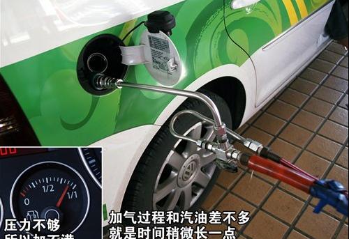 天然氣汽車加油